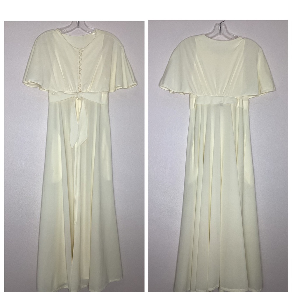 Vintage Blanche by Ralph Montenegro House Dress Butter Yellow S